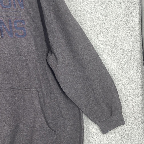 Majestic gray Houston Texans hoodie long sleeve kangaroo pocket men’s 4XL shirt - Picture 5 of 14